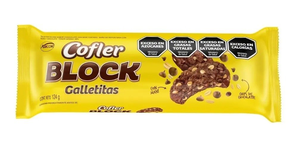 Galletitas Cofler Block Arcor