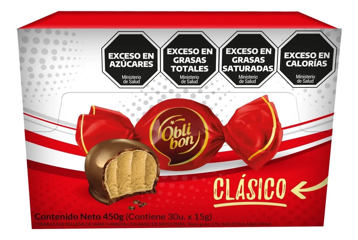Bombón Oblibon Clásico caja 30 unidades