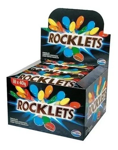 Rocklets Chocolate Confitado 40g