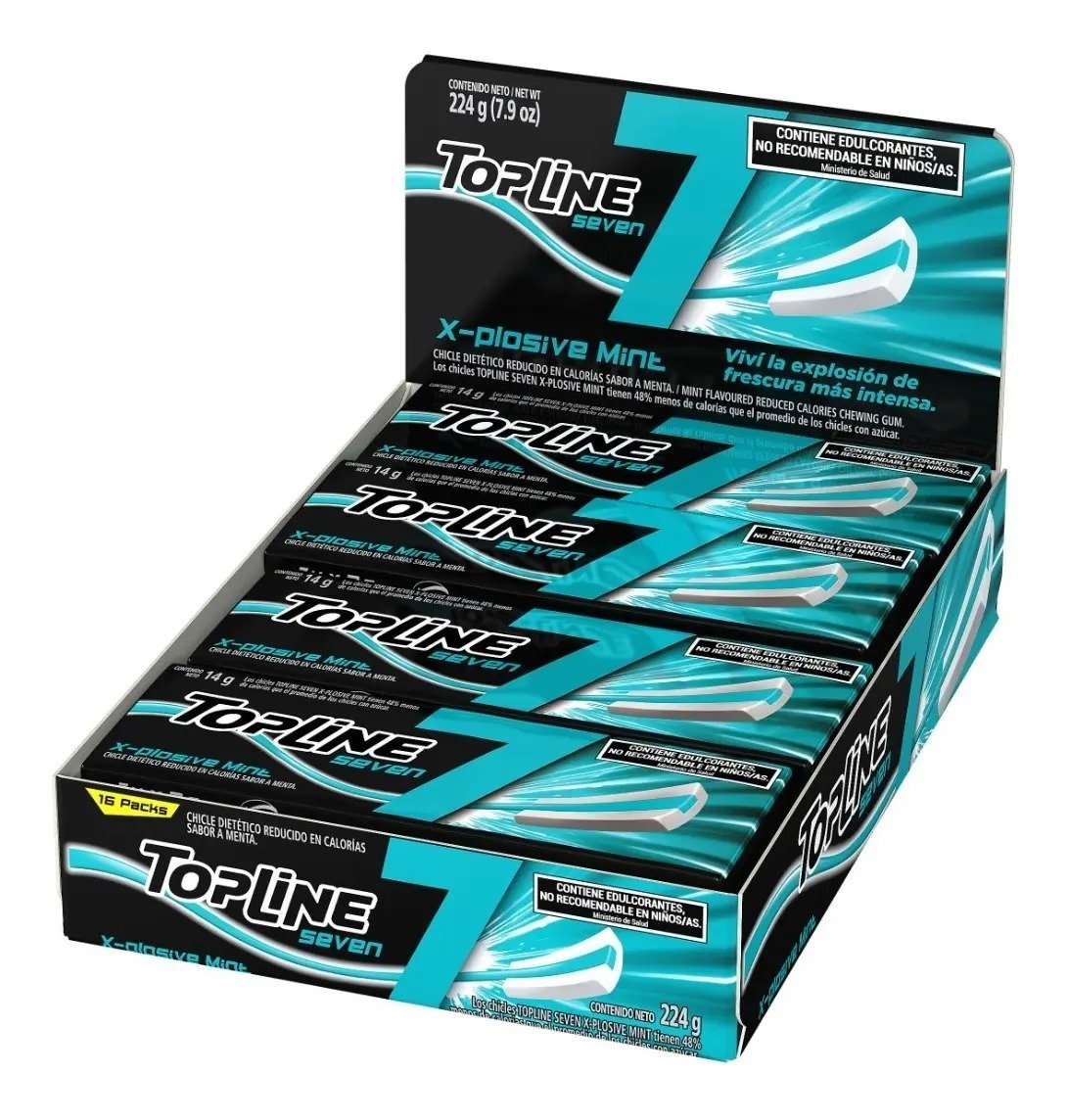Chicle Topline Seven x unidad
