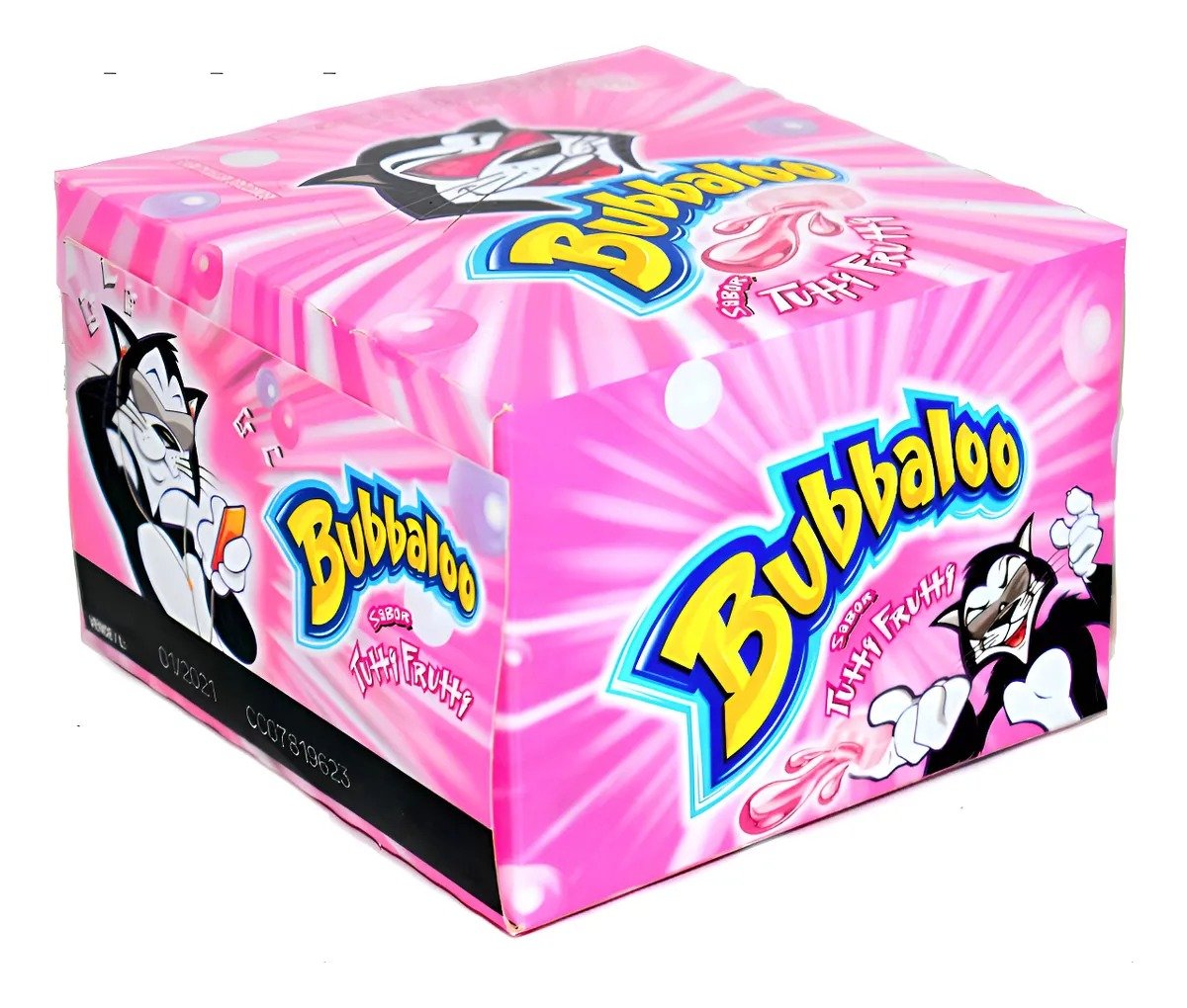 Chicle Bubbaloo Tutti Frutti Caja De 60 Unidades