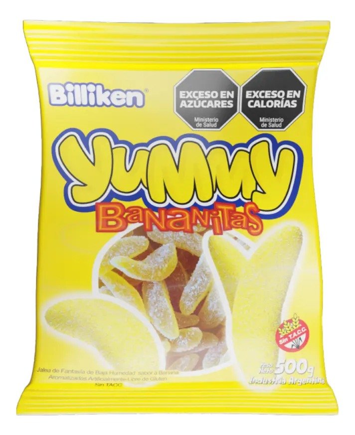 Gomitas Yummy Bananitas X 500 Gr